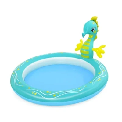 Afbeelding van Bestway Peuterbad met Sproeier Zeepaard, 188x160x86cm