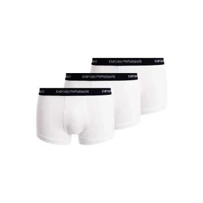 Afbeelding van Emporio Armani Stretch Trunk 3 PACK Onderbroeken, Heren, Maat: XXL, White