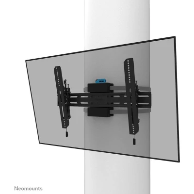 Afbeelding van Neomounts WL35S 910BL16 TV pilaarsteun kantelbaar 40 75&quot; max. 50 kg montage op Ø25 100 cm pilaar vergrendelbaar (incl. veiligheidsschroef) zwart