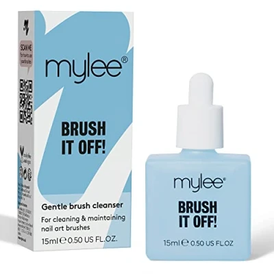 Afbeelding van MYLEE Brush It Off Nail Art Gel Cleaner Professional Grade voor Brushes Veganistisch, Clear, en Alcohol Free Cleanser Solution