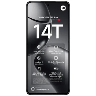 Image de Xiaomi 14T Pro 12GB/512GB Noir avec Yoin contrat 200 mn + 40000 Mo 4G+