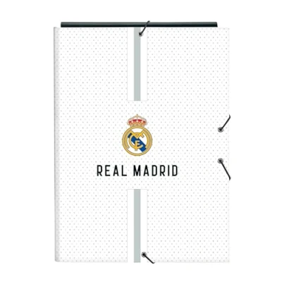 Afbeelding van Ringmap Real Madrid C.F. Wit Grijs A4 26 x 33.5 2.5 cm
