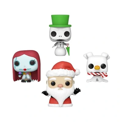 Afbeelding van Funko Pop! Disney NBX Pocket Pop Keychains 4 Pack Tree Holiday Kerst Exclusive