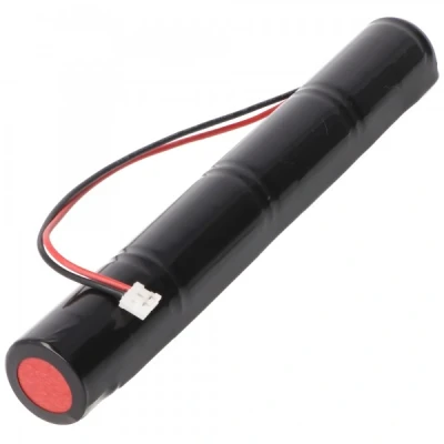 Afbeelding van Noodverlichting batterij NiCd 4.8V 1800mAh L1x4 Sub C met 200mm kabel aan één zijde vervangt Elubat 275606