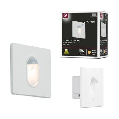Afbeelding van PAULMANN 92923 LED inbouwlamp met bewegingsmelder vast ingebouwd 2.7 W Wit (glanzend)