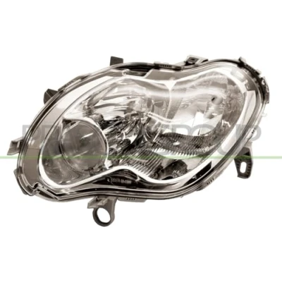 Afbeelding van PRASCO ME3044904 Koplampen Links H1, H7 Met regelmotor voor LWR SMART: Fortwo I Convertible, Cabrio