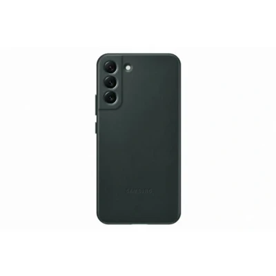 Image de Coque en cuir pour Samsung Galaxy S22+ Vert
