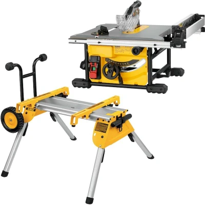 Image de DEWALT DWE7485RS QS scie à table 210 mm 1850 W + chariot mobile DE7400 XJ