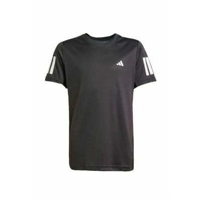 Afbeelding van adidas Performance Club Tennis 3 Stripes T shirt Kids Kinderen Zwart 128