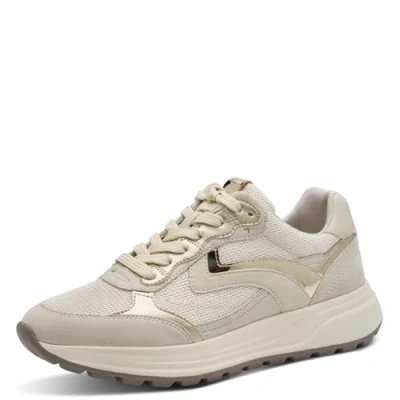 Afbeelding van TAMARIS Core Dames Sneakers beige