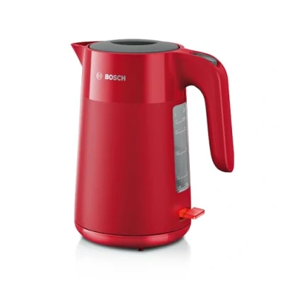 Image de Bouilloire électrique 1.7l 2400w rouge Bosch TWK2M164
