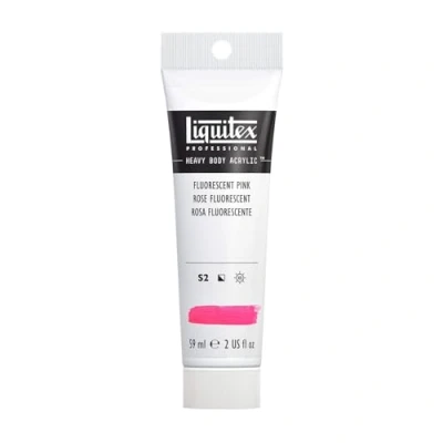 Afbeelding van Liquitex 1045987 Professional Heavy Body acrylverf in kunstenaarskwaliteit met uitstekende lichtechtheid en boterachtige consistentie, tube van 59 ml, neonroze