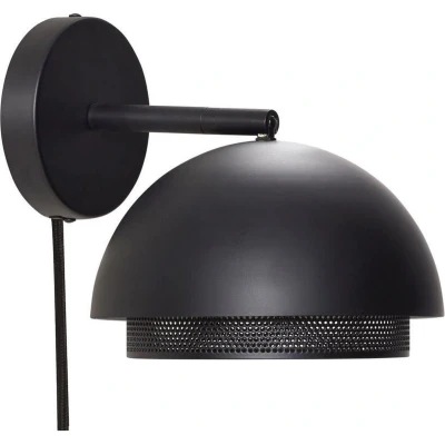 Afbeelding van Hübsch Edge Wandlamp Messing Black