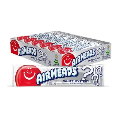 Afbeelding van Airheads White Mystery (15 gram) 36 Stuks Amerikaans Snoep Buitenlands