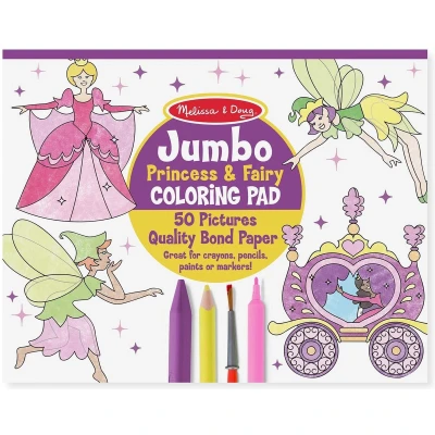 Afbeelding van Melissa &amp; Doug XXL Prinsessen en Feeënkleurblok