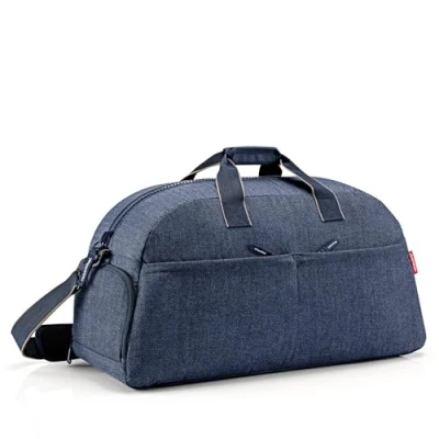 Afbeelding van Reisenthel Overnighter PLUS Weekendtas, Maat: One Size, Herringbone dark blue