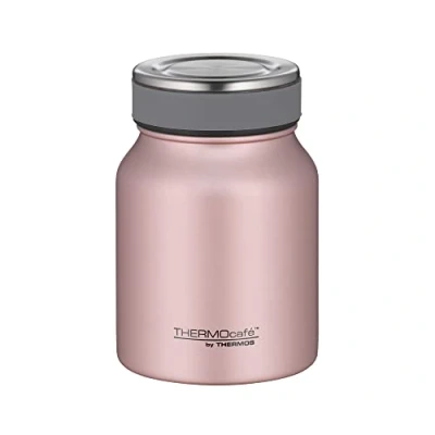 Image de Thermocafé by THERMOS Pot isotherme pour repas en acier inoxydable turquoise 0,5 l soupe ou céréales Passe au lave vaisselle 9 heures Chaud 14 Vert sarcelle