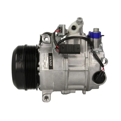 Afbeelding van DENSO DCP17140 AC Compressor 6SBU16C 12 PAG 46 R 134a Met magneetkoppeling MERCEDES BENZ: E Class Saloon, C T modell