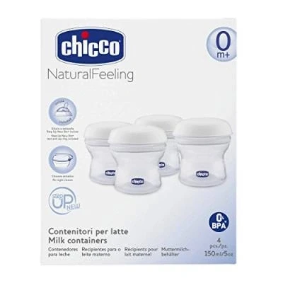 Image de Chicco récipients pour lait maternel x 4 150 ml