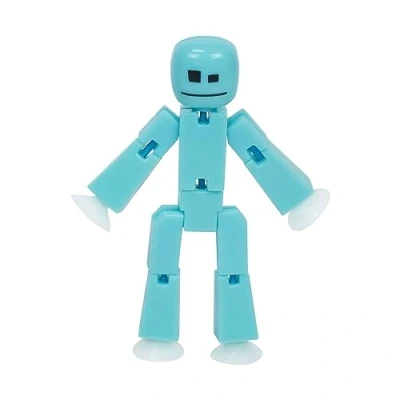 Afbeelding van Zing StikBot unieke set bevat 1 figuren en verzamelaccessoires, Stop Motion Animatie, vanaf 4 jaar (ijsblauw)