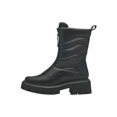 Afbeelding van Marco Tozzi Snowboots, Dames, Maat: 40, Black met comb Textiel/ synthetisch