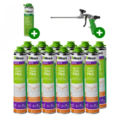 Afbeelding van 12x Illbruck Purschuim FM310 750ml met PRO purpistool en reiniger
