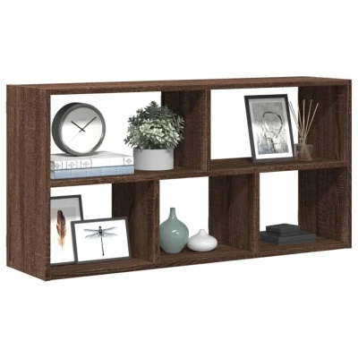 Afbeelding van vidaXL Wandschap 100x25x50 cm bewerkt hout bruin eikenkleurig
