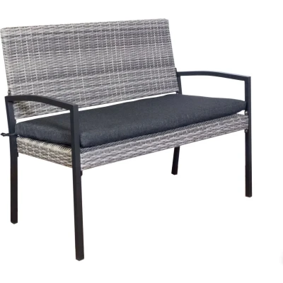 Afbeelding van Sens Line York tuinbank 118 cm 2 zits Grijs