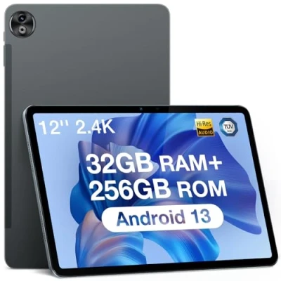 Afbeelding van DOOGEE T20 Ultra Tablet Android 13, 12 inch, 32 GB + 256 (TF 2 TB) Helio G99 Octa Core Touchtablet, 10800 mAh, display 2,4 K, 16 MP 8 MP, 4G LTE /5G WiFi Gaming tablet, GMS/GPS/Widevine L1