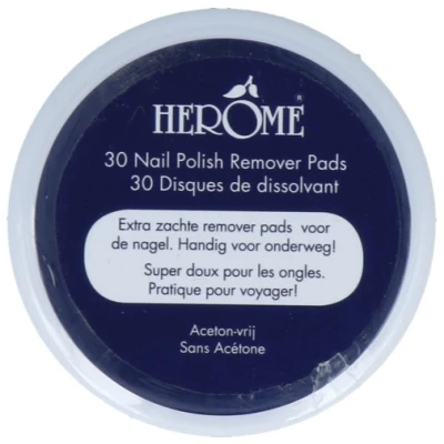 Afbeelding van Herome Caring Nailpolish Remover Pads 30ST