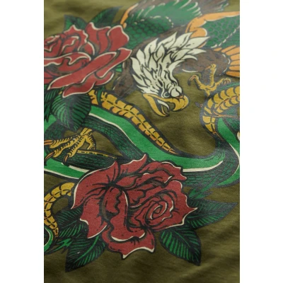 Afbeelding van Superdry Tattoo Tshirt print, Heren, Maat: Medium, Grey marl jaffa