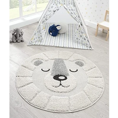 Afbeelding van the carpet Lou Zacht Knuffelkussen voor Buiten, Zachte Knuffelpool, Onderhoudsvriendelijk, Kleurecht, 3D Optiek, 080x080