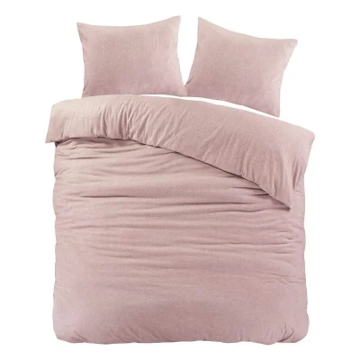 Afbeelding van Papillon Brienz Flanel Dekbedovertrek Lits jumeaux 240 x 200/220 cm Roze