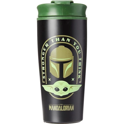 Afbeelding van Star Wars: The Mandalorian &quot; Stronger Than You Think&quot; Metalen Reisbeker