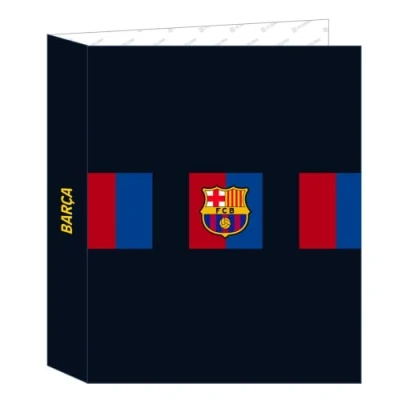 Afbeelding van Ringmap F.C. Barcelona Kastanjebruin Marineblauw A4 (27 x 33 6 cm)