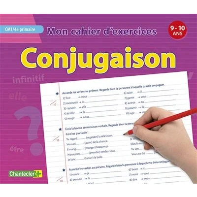 Image de Mon cahier d&#039;exercices conjugaison (9 10 a.) cm1 4e primaire