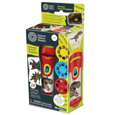 Afbeelding van Natural History Museum N5130 Dinosaur Torch &amp; Projector, Multicolor