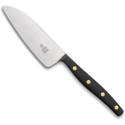 Afbeelding van Robert Herder K2 Universeelmes RVS Recht Lemmet 11 cm Heft POM Zwart