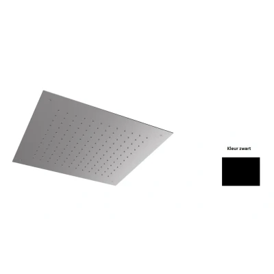 Afbeelding van Rubio Nero Regendouche inbouw 50x50cm mat zwart 1208952988