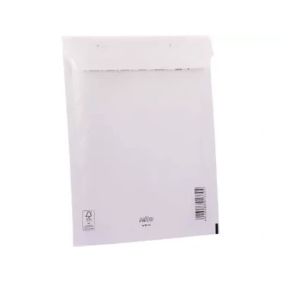 Afbeelding van Bong Airpro Luchtkussenenveloppen C15, Ft 220 X 265 Mm Met Stripsluiting, Wit, Pak Van 10 Stuks Enveloppen