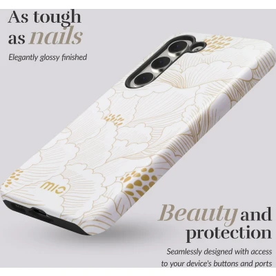 Afbeelding van MIO White Roses Magsafe Compatible for Samsung S24 5G
