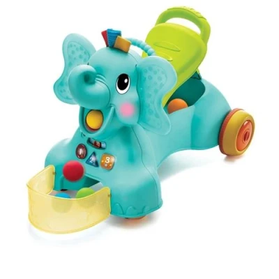 Image de Jeux d&#039;éveil Infantino Porteur éléphant Attrapeur de balles 3 en 1