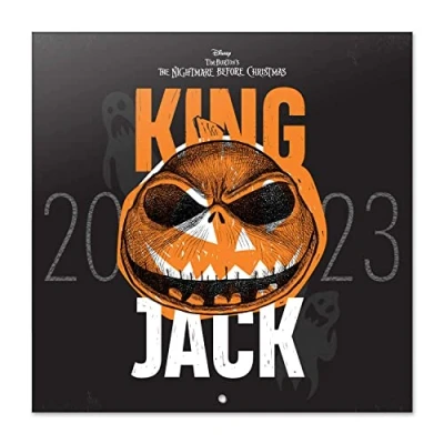 Image de Calendrier mural 2023 Disney L&#039;Étrange Noël de monsieur Jack