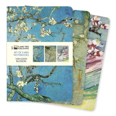 Afbeelding van Midi Notebook Collections Vincent van Gogh: Blossom Set of 3 Notebooks
