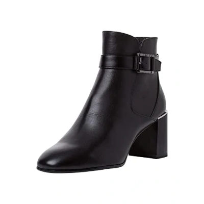 Afbeelding van Tamaris Korte laarzen, Dames, Maat: 36, Black Leer/ synthetisch
