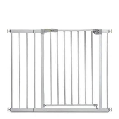 Image de Porte de sécurité Gate Stop N Safe 2 + Rallonge 21 cm Argent