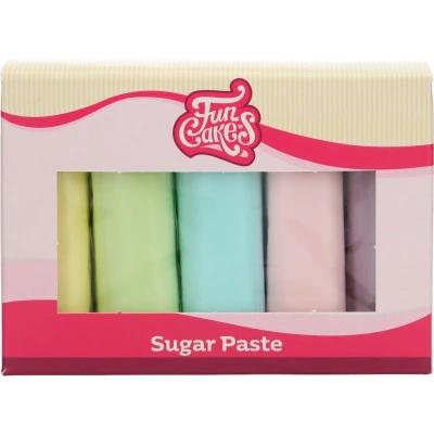 Afbeelding van FunCakes Rolfondant Multipack Pastel Kleuren 5x100g