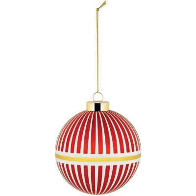 Afbeelding van Alessi Delight Kerstbal 11 Cm Rood