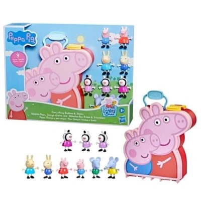 Image de Peppa Pig Peppa&#039;s Adventures Mallette Peppa, George et leurs amis, jouet préscolaire