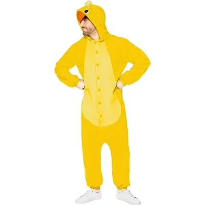 Afbeelding van FUNIDELIA Kip Onesie Kostuum voor volwassenen Maat: L XL